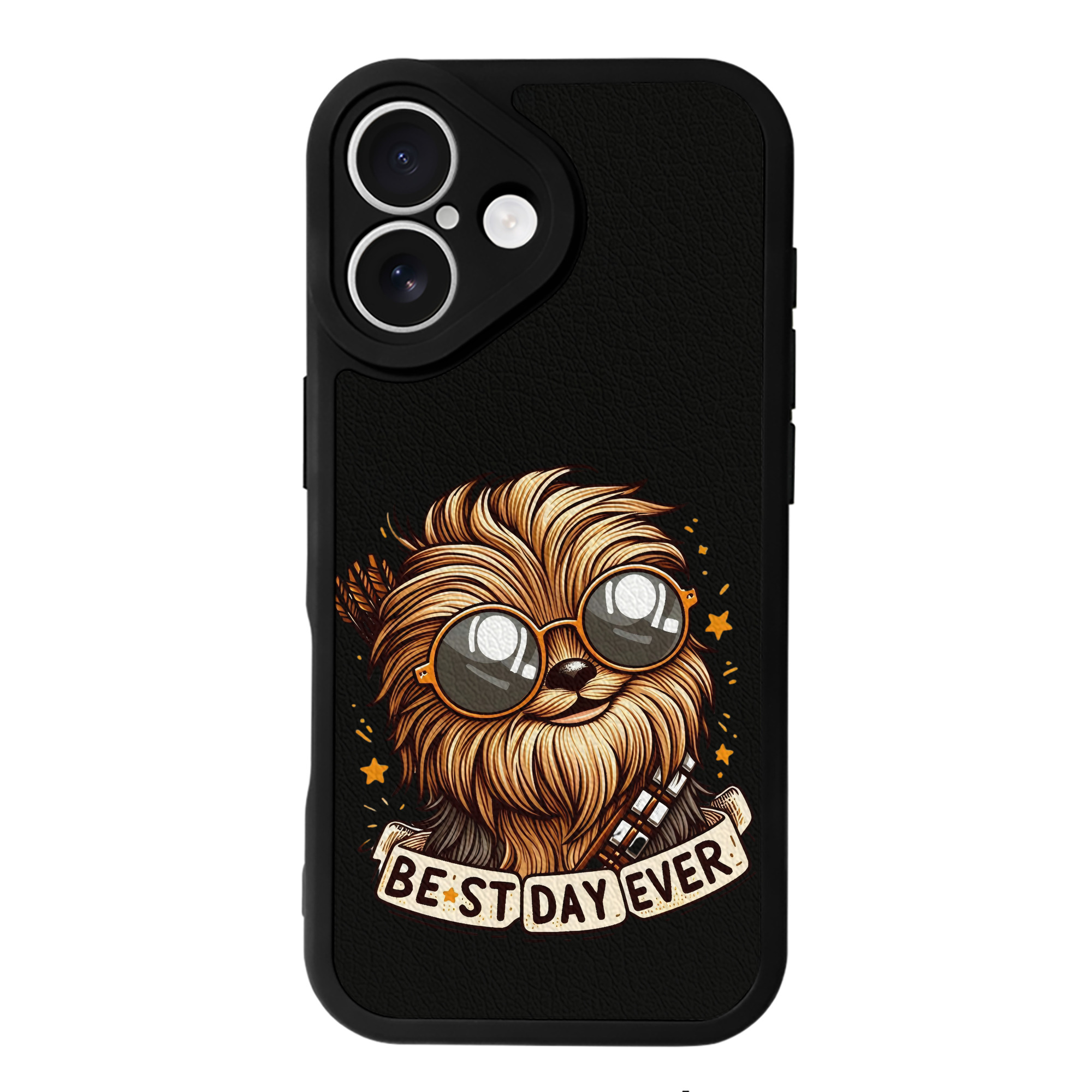 （画像用） スター・ウォーズ Star Wars 【iPhone 16シリーズ対応】シリコンスマホケース（レザー調） 材質：シリコン